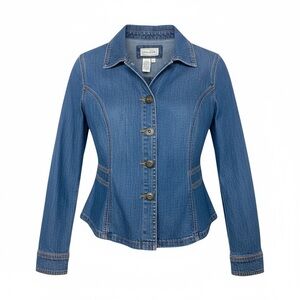 Live a Little Lightweight, Medium Wash Denim Shirt, V Neck,  roll Up Sleeves